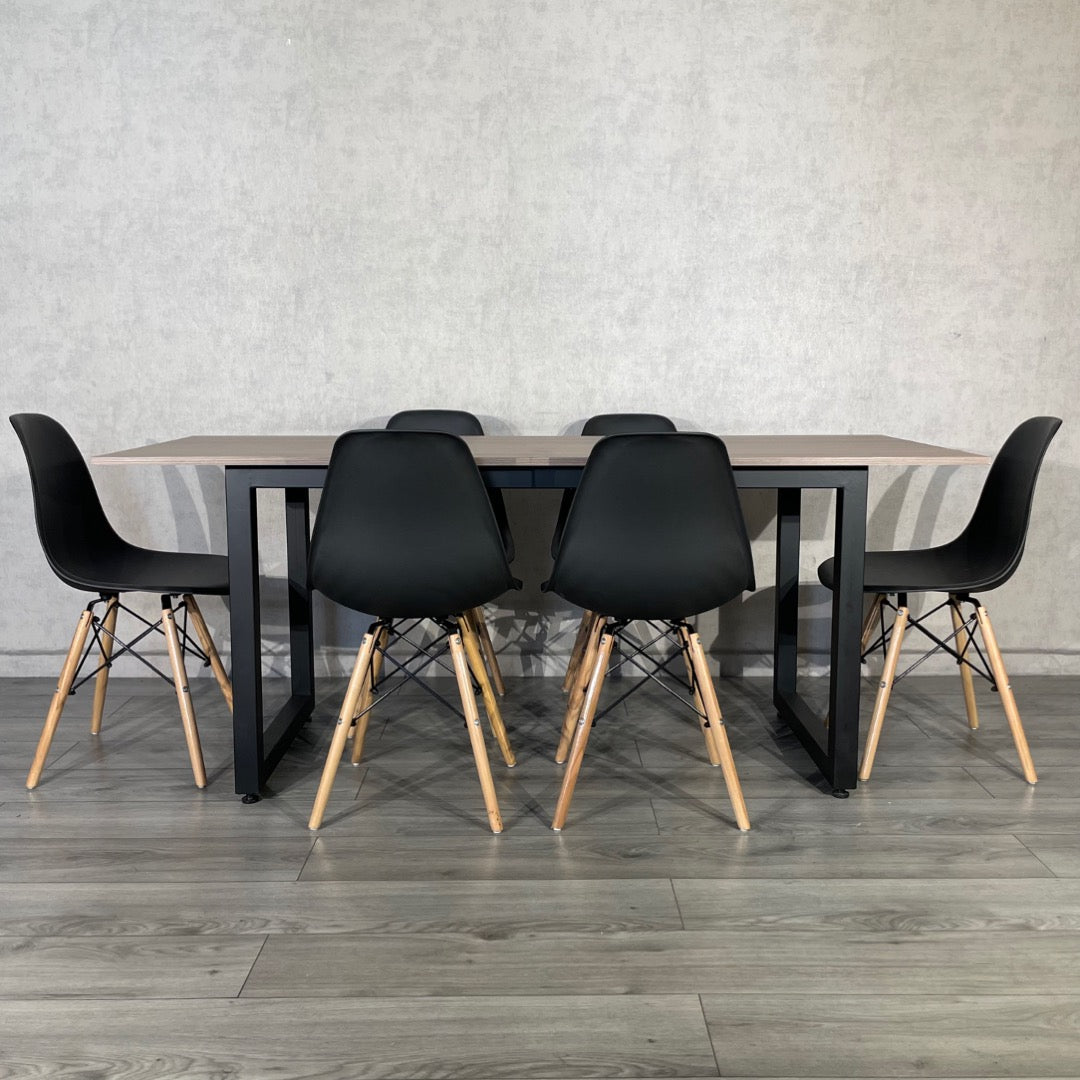 AC. COMEDOR + 6 SILLAS EAMES